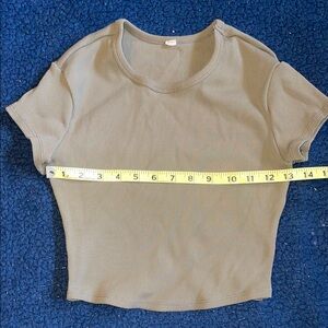 Alo Olive Green Women's Ribbed Top Size XS